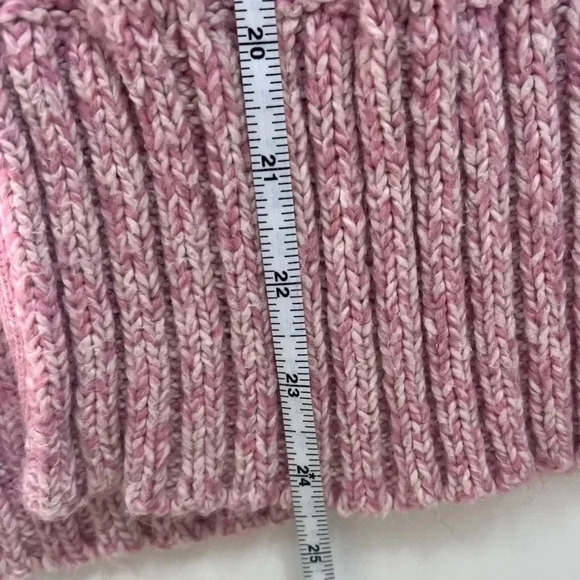 Y2K Vintage Energie Pink Fringe Chunky Button Sweater Open Cardigan Women’s M - Picture 15 of 16